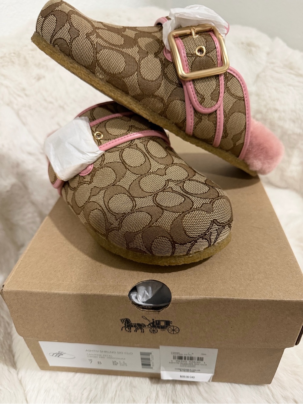 Coach Signature Clog